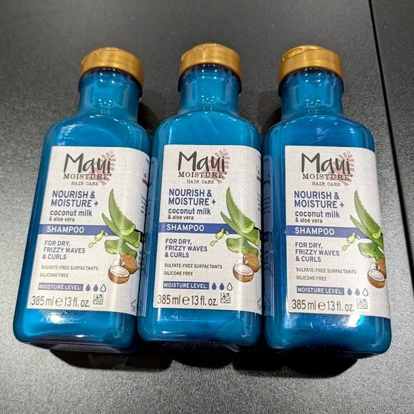 Set of three (3) NEW Maui Moisture Coconut Milk Shampoos - Picture 2 of 4